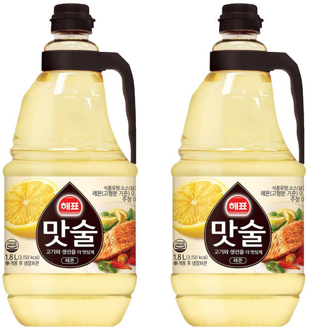 해표 맛술, 1.8L, 2개