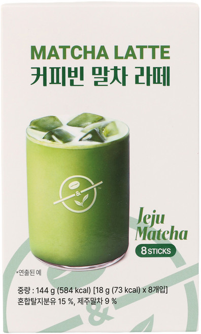 커피빈 말차라떼, 18g, 1개, 8개입