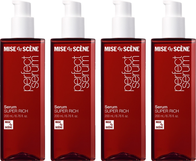 mise en scene 魅尚萱 完美超級豐盈護髮精華, 200ml, 4個