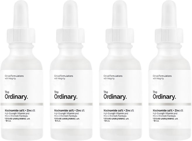 The Ordinary. 菸鹼胺精華液, 60ml, 4瓶