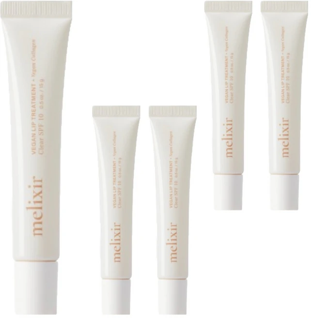 멜릭서 콜라겐 립 트리트먼트, 1 클리어 SPF, 15g, 5개 - 쿠팡