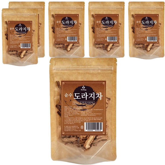 티랑 순수 도라지차, 50g, 1개입, 6개