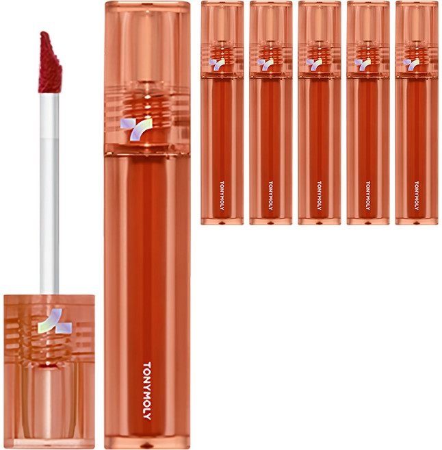 토니모리 퍼펙트 립스 쇼킹 립틴트, N08 로즈쇼킹, 6개