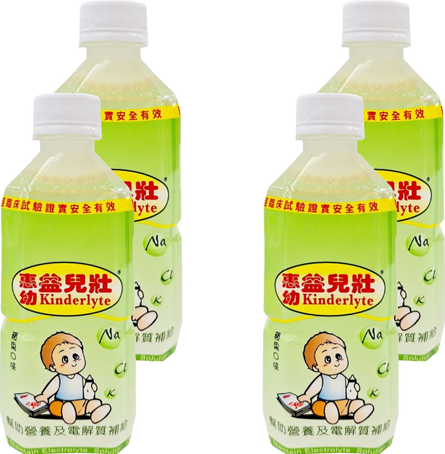 Hwei Yow 惠幼 益兒壯 電解質水 蘋果口味, 360ml, 4瓶