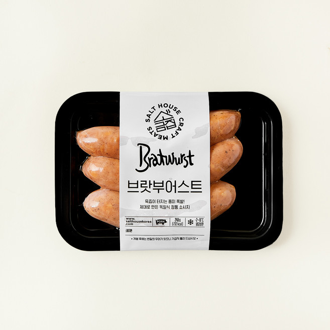 소금집 브랏부어스트, 240g, 1개