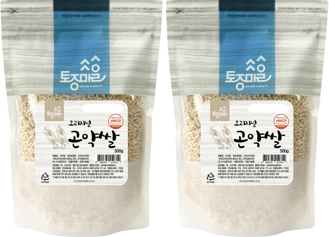 토종마을 곤약쌀, 500g, 2개