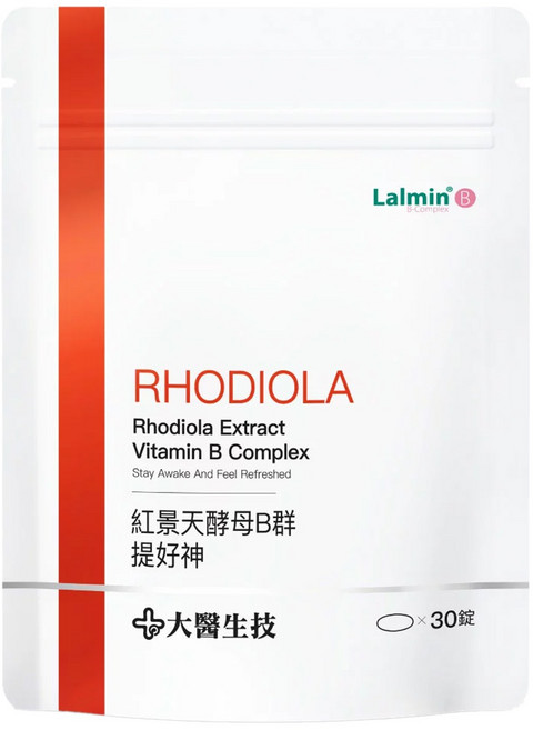 大醫生技 紅景天酵母B群, 30顆, 1包