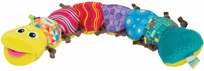 Lamaze 毛毛蟲造型音樂玩具 黃色 0個月以上適用, 1個