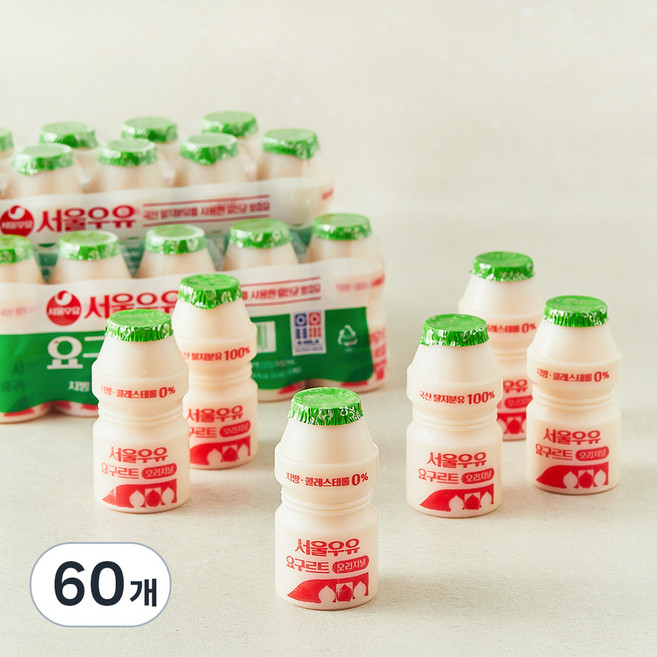 서울우유 요구르트, 65ml, 5개입, 12개