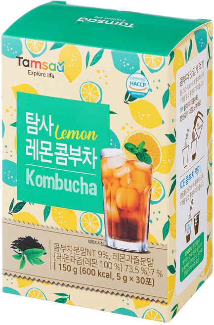 탐사 레몬 콤부차, 5g, 30개입, 1개