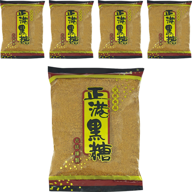 媽媽家食品 正港黑糖, 450g, 5包