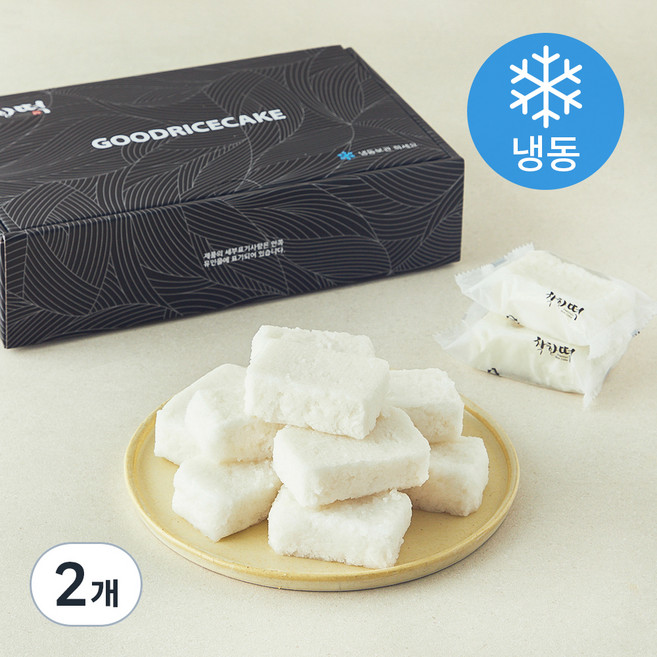 착한떡 우유백설기 (냉동), 45g, 20개입, 2개