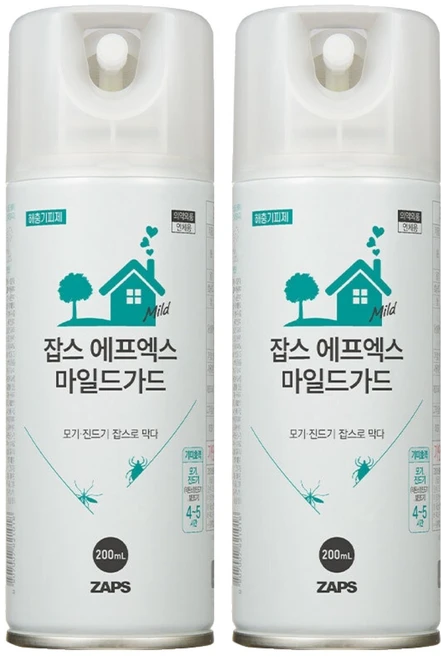잡스 FX 마일드 가드 살충제, 200ml, 2개 - 쿠팡