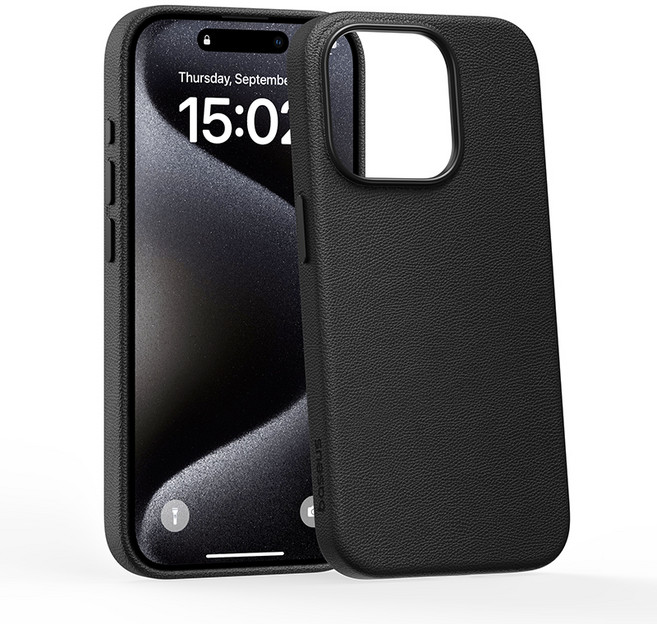 베이스어스 강력자력 맥세이프 지문방지 가죽 케이스