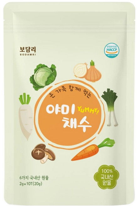 보담리 야미채수 채소육수 티백 10p, 20g, 1개