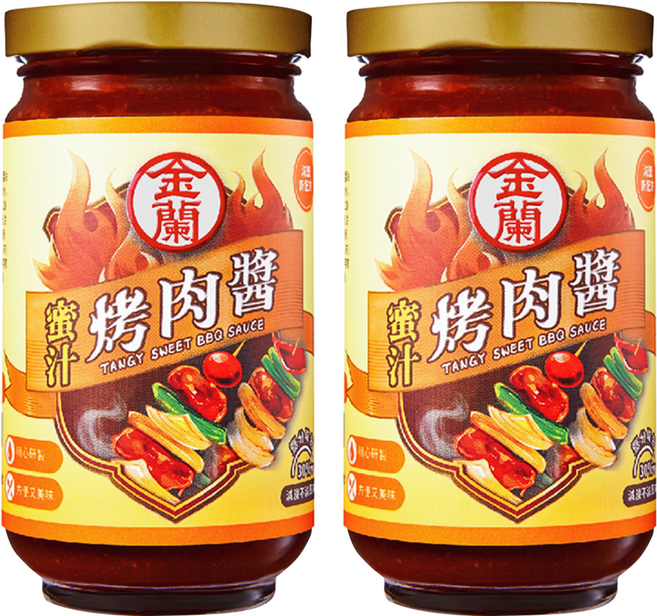 KIMLAN 金蘭 蜜汁烤肉醬, 240g, 2罐