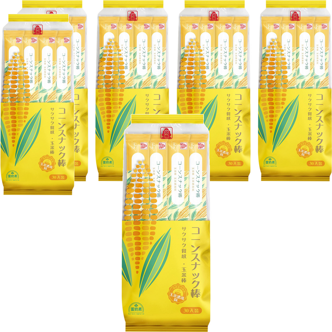 北田 玉米棒 玉米濃湯味, 210g, 6袋