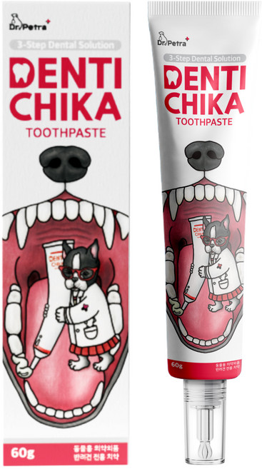 닥터페트라 강아지 덴티치카 치약, 1개, 60g
