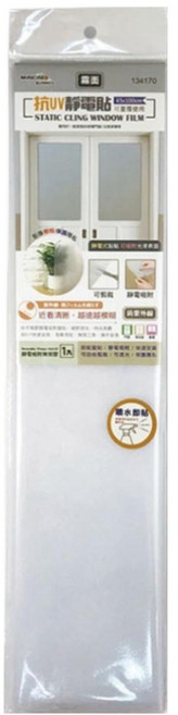 minono 米諾諾 抗UV靜電貼, 霧面 白色