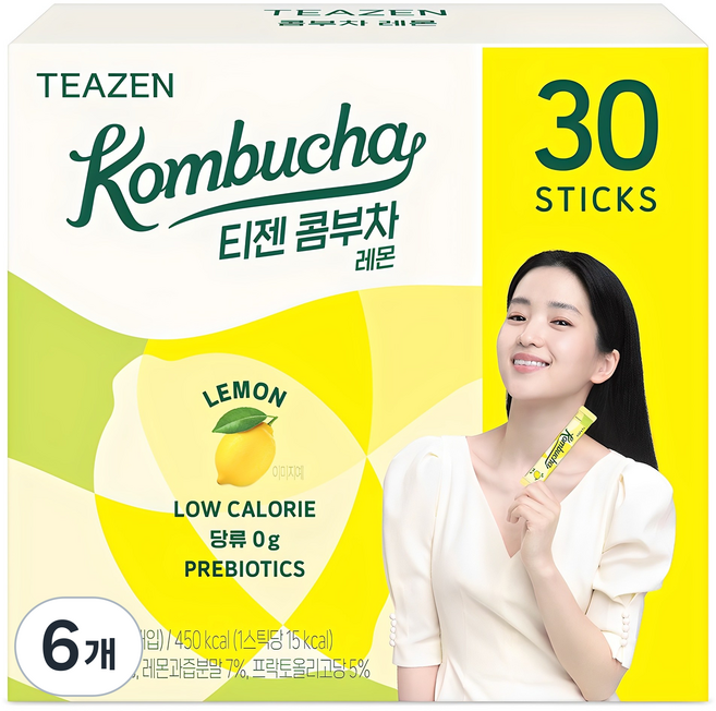 TEAZEN 茶禪 康普茶 檸檬, 5g, 30入, 6個