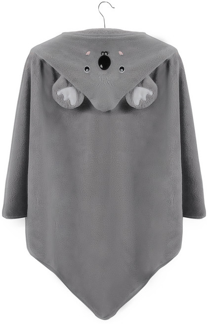 자시스 유아용 멀티 목욕 후드 비치 타월 수건 담요, 그레이 코알라, 1개