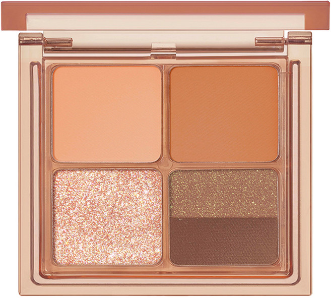 peripera 台灣公司貨 口袋四格眼影盤 6.1g, 03 秋日大地棕, 1個