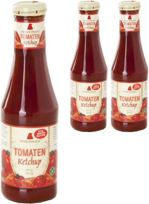 쯔베르겐비제 유기농 토마토 케찹, 500ml, 3개