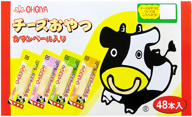 OHGIYA 扇屋 鱈魚起司條 風味濃郁 方便攜帶 美味零食, 115.2g, 1盒