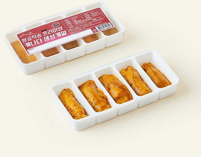 항공직송 캐나다산 프리미엄 생성게알, 110g, 1개