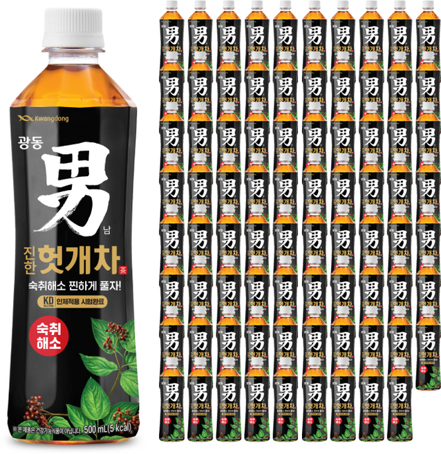 광동진한헛개차, 500ml, 80개