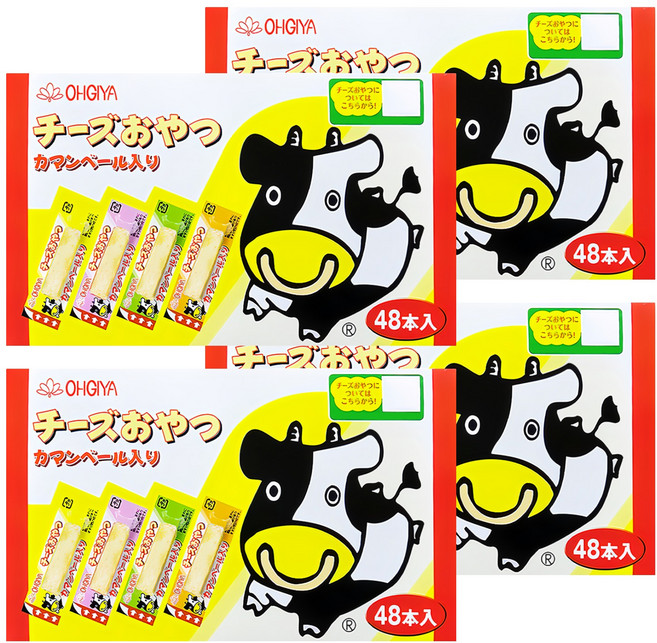 OHGIYA 扇屋 鱈魚起司條 風味濃郁 方便攜帶 美味零食, 115.2g, 4盒