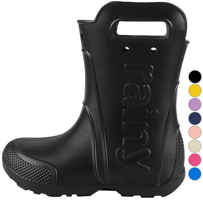페이퍼플레인키즈 아동 장화 키즈 레인부츠 남아 여아 유아 주니어 초등 어린이 신발 핸들