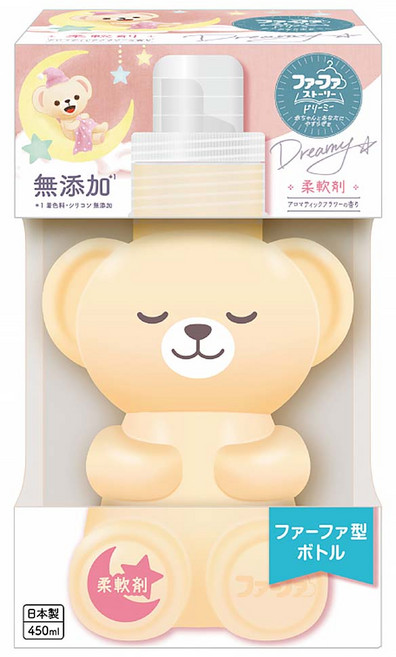 FaFa 繪本系列 Dreamy造型瓶無添加柔軟精, 1個, 450ml