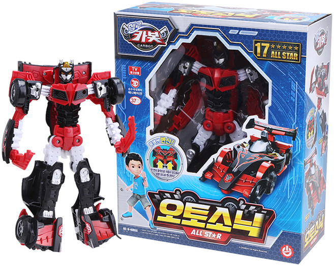 초이락 헬로카봇 오토소닉 올스타 로봇장난감, 1개, 혼합색상