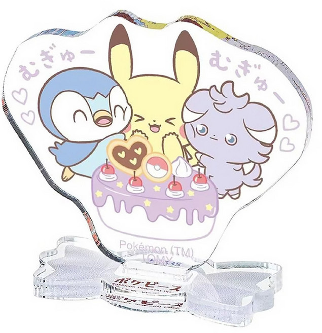 TAKARA TOMY Poke Peace 平靜生活系列 2 壓克力立牌 PoKeMoN 寶可夢聯名款 款式隨機, 1個