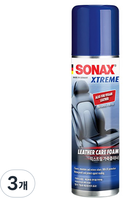 소낙스 익스트림 가죽 크리너, 250ml, 3개