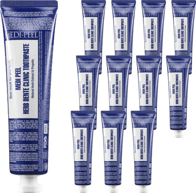 메디필 허브 덴티 클리닉 치약, 130g, 12개