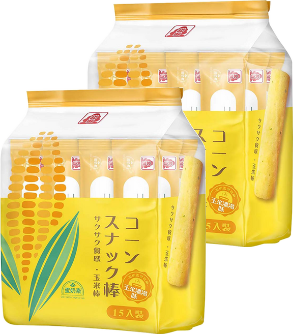 北田 玉米棒 玉米濃湯味, 105g, 2袋