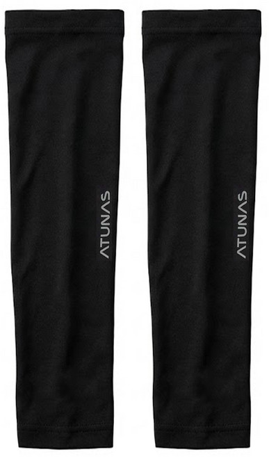 ATUNAS 歐都納 無縫防曬袖套 A8ACFF02N, 黑色, 2條