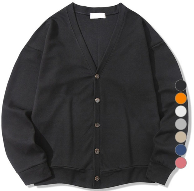 일루소 남성용 소프트 특양면 가디건