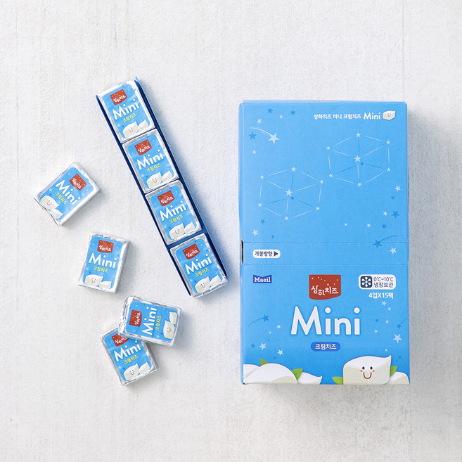 상하치즈 미니 크림치즈, 12g, 60개입, 1개