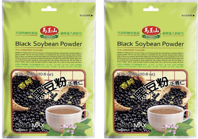 馬玉山 黑豆粉, 300g, 2包