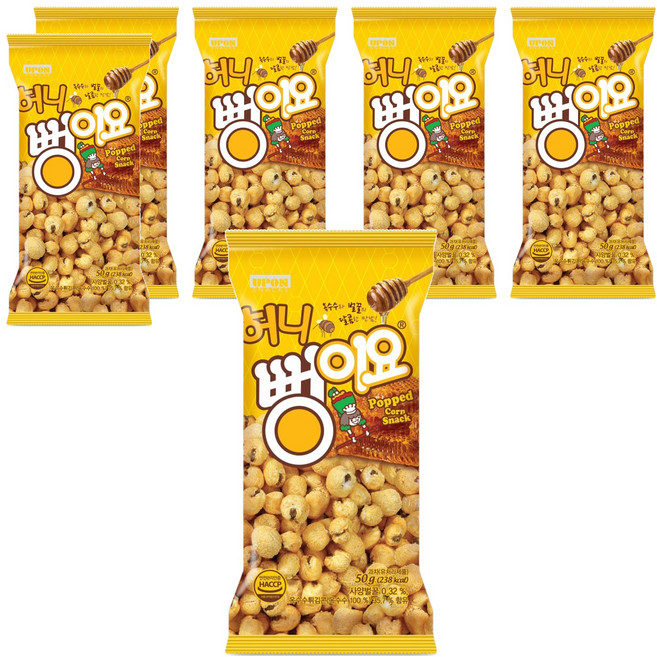 뻥이요 허니, 50g, 6개