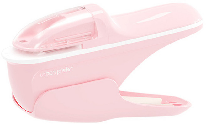 urban prefer PIN 無針釘書機, 櫻花粉, 1個