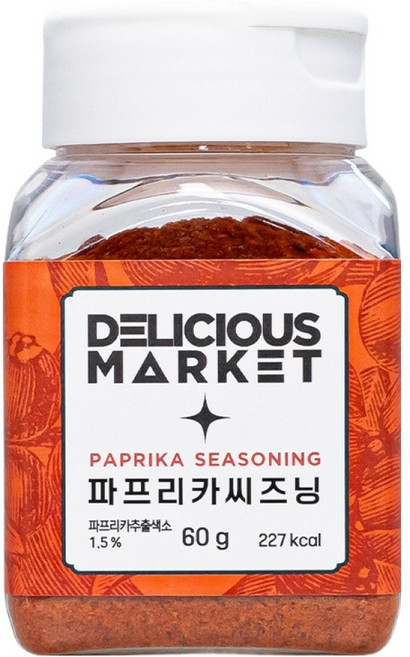 딜리셔스마켓 파프리카 시즈닝, 60g, 1개