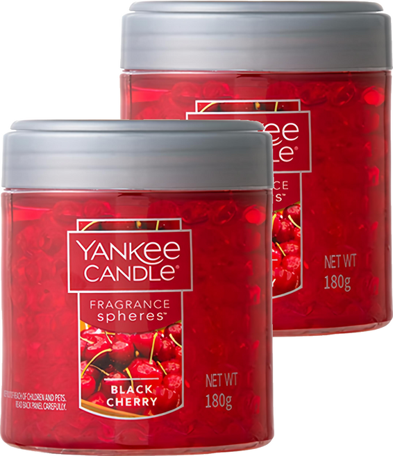양키캔들 프래그런스 스피어스 차량용방향제, 2개, 블랙체리