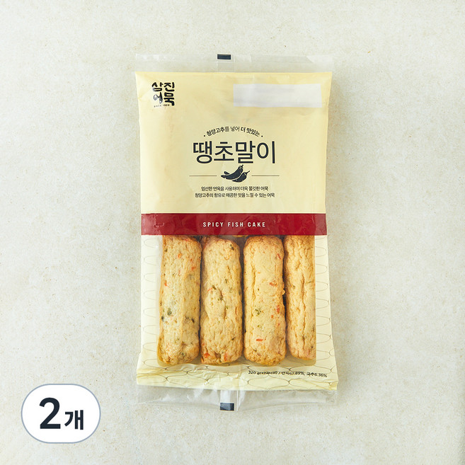 삼진어묵 땡초말이, 320g, 2개