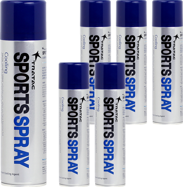 트라택 냉각 스포츠 스프레이 420ml, 1개입, 6개
