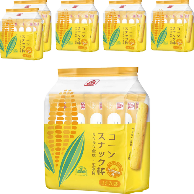 北田 玉米棒 玉米濃湯味, 105g, 6袋