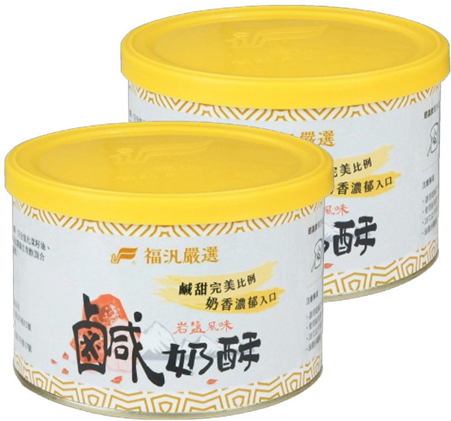 FUFANN 福汎 鹹奶酥, 380g, 2罐